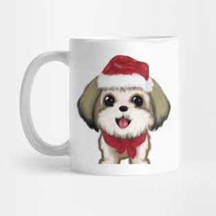 Cute Shih Tzu Drawing Mug